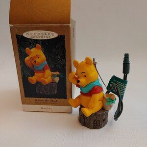 Winnie The Pooh Hear Pooh's Voice Hallmark Keepsake Magic Ornament